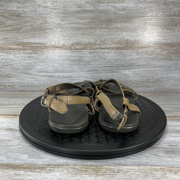 Olukai Women’s Upena Loop Toe Leather Strappy Sandals Size 8 - Picture 6 of 10